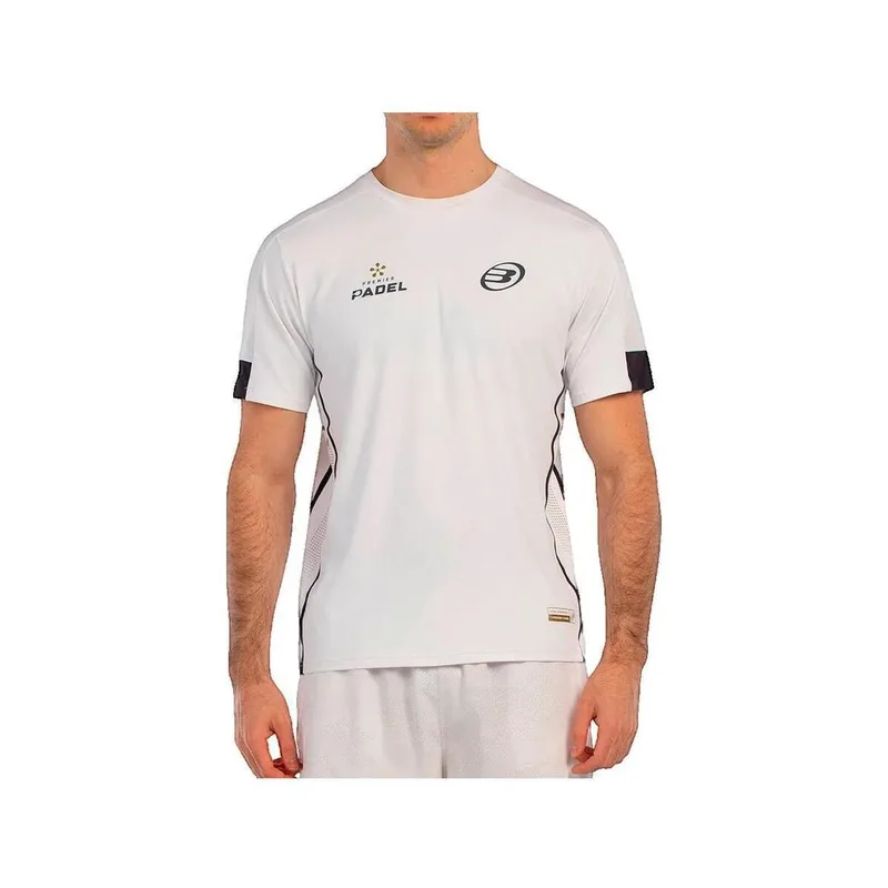 Αθλητικά μπλουζάκια Bullpadel T-shirt Premier Padel Borni Blanc