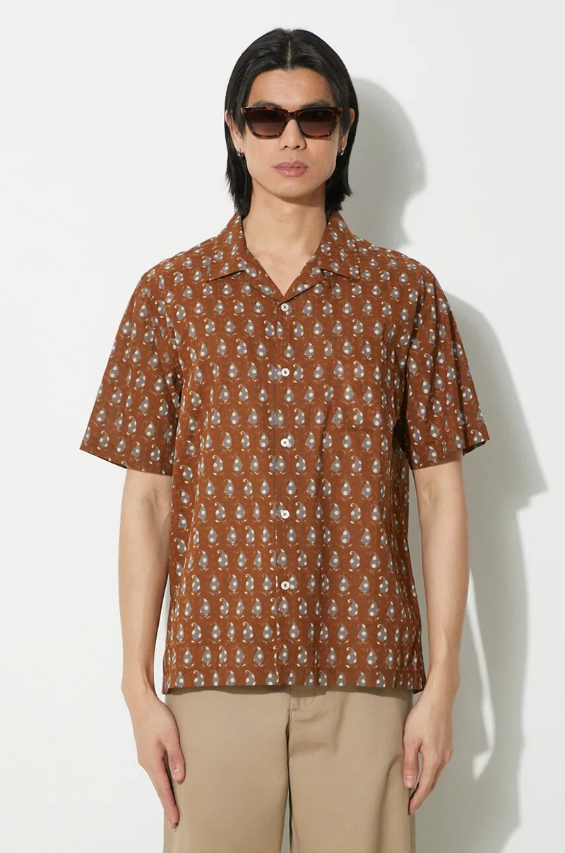 Βαμβακερό πουκάμισο Universal Works Road Shirt