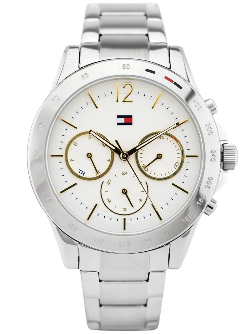 Tommy Hilfiger Ρολόι Χρονογράφος με Μεταλλικό Μπρασελέ 1782194