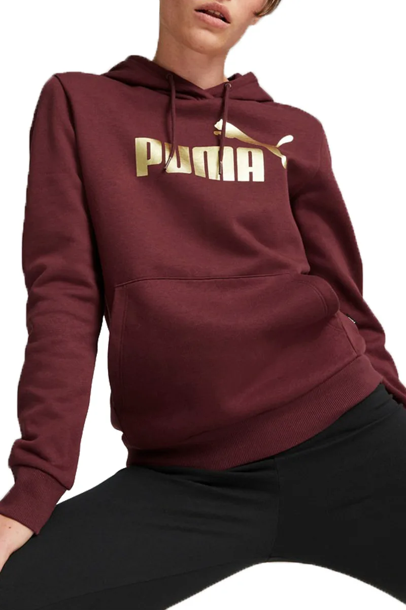 Μπλούζα Μακρυμάνικη Puma Metallic Logo Hoodie FL 849958-42 Γυναικείο