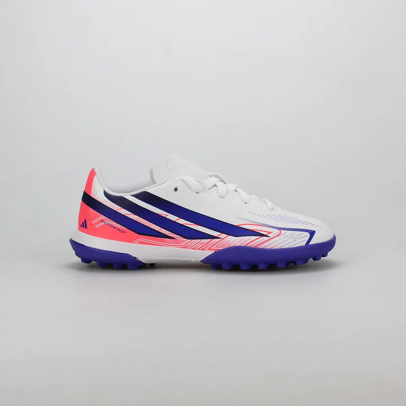 ADIDAS F50 HYPERFAST CLUB TURF SOCCER CLEATS KIDS ΑΣΠΡΟ