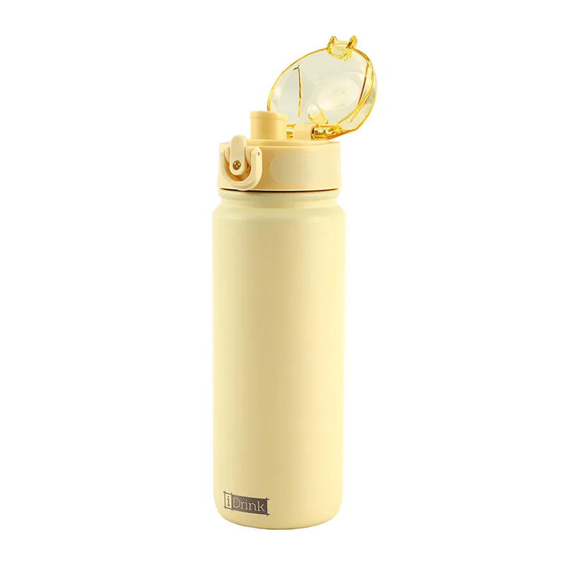 ΠΑΓΟΥΡΙ I DRINK ID0550 THERM BOTTLE 595ML - Pastel Yellow