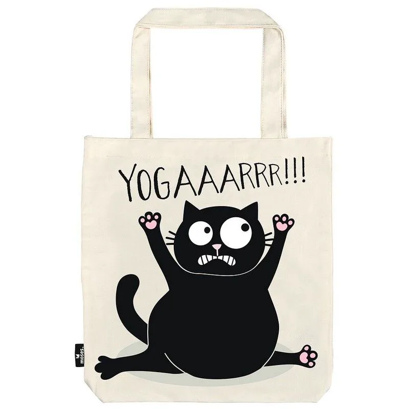 Πάνινη τσάντα Moses - Cat Yoga