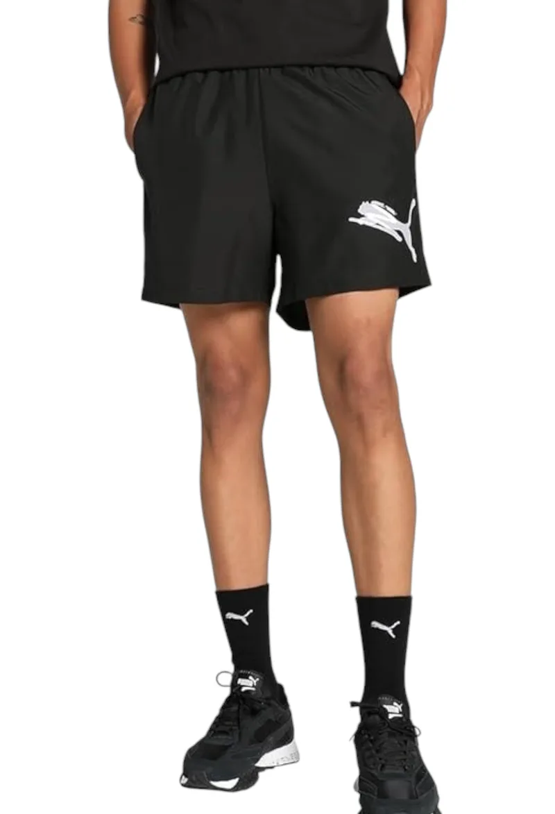 Σορτς Puma Ess+ Logo Lab Cat Woven 5'' 678991-01 Ανδρικό