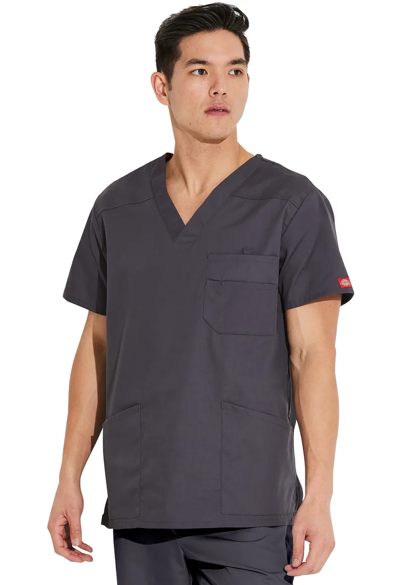 Ανδρική Μπλούζα Dickies Signature | V-Neck | 5 Τσέπες | Pewter