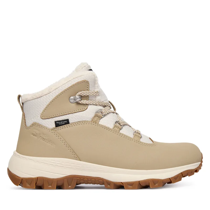 Παπούτσια πεζοπορίας Jack Wolfskin Everquest Texapore Mid 4053581 Μπεζ
