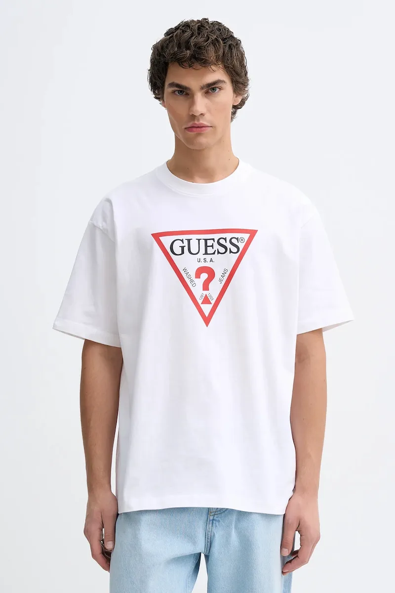 Guess Jeans Βαμβακερό μπλουζάκι Guess Jeans