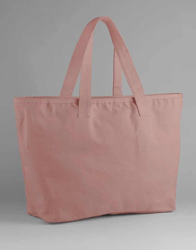 Oversized Heavy Duty Canvas Tote Bag Westford Mill W606 Rose