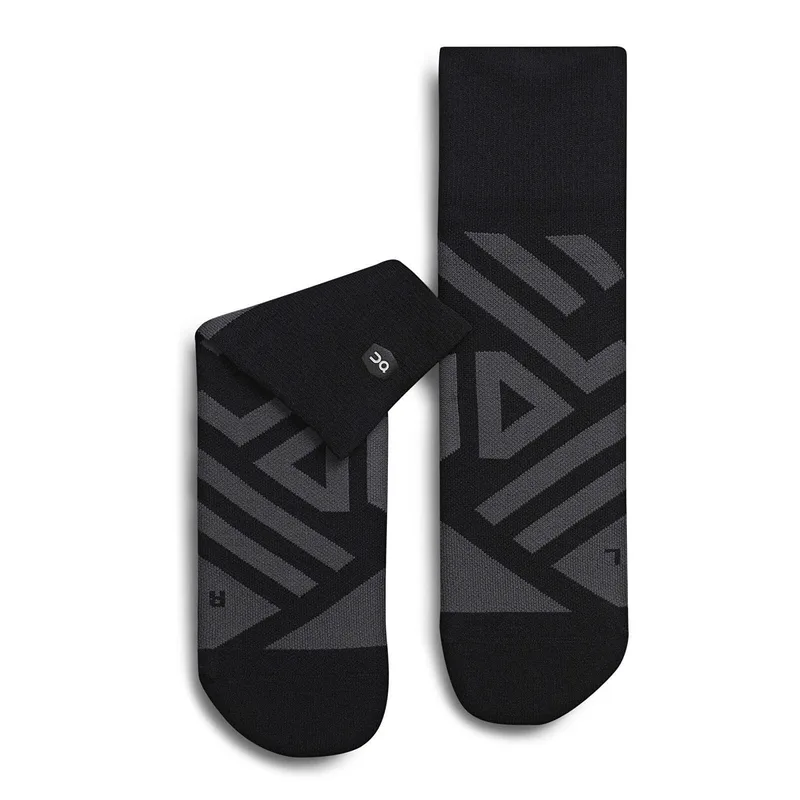 On Performance Mid Sock Black/ Shadow 42-43