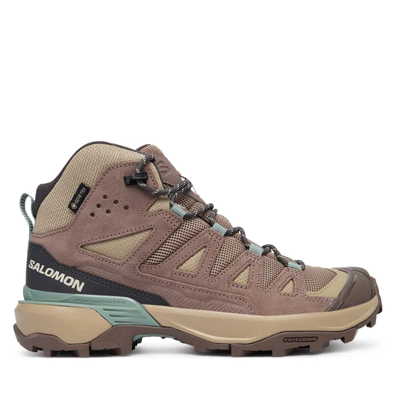 Παπούτσια πεζοπορίας Salomon X Ultra 360 Ltr Mid Gtx W L49158400 Χακί