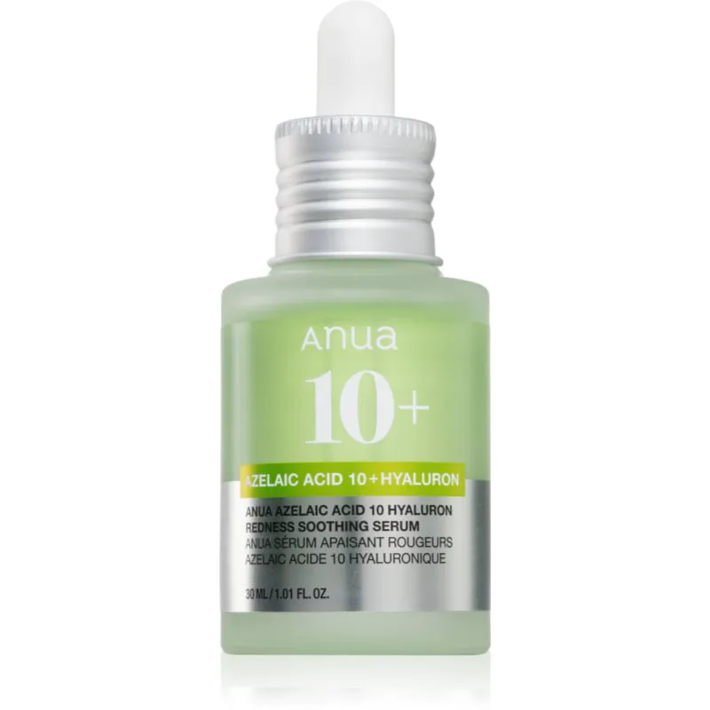 Anua Azelaic Acid 10+ Hyaluron Redness Soothing Serum καταπραϋντικός ορός κατά της ερυθρότητας της επιδερμίδας με ενυδατικό αποτέλεσμα 30 ml