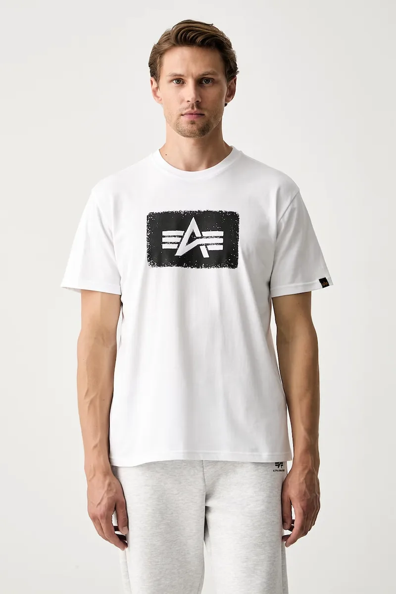 Alpha Industries t-shirt ανδρικό βαμβακερό Washed Out