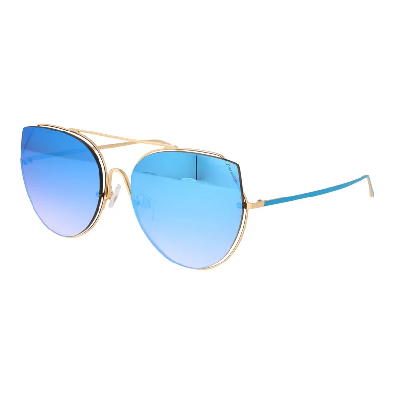 Ana Hickmann Women’s Sunglasses HI3068-5804D, Metal Frame, Χρυσό, Lens/Bridge/Temple: 58/18/145 mm, Brown, Category 3 - Mirror & Gradient, 100% UVA & UVB Protection