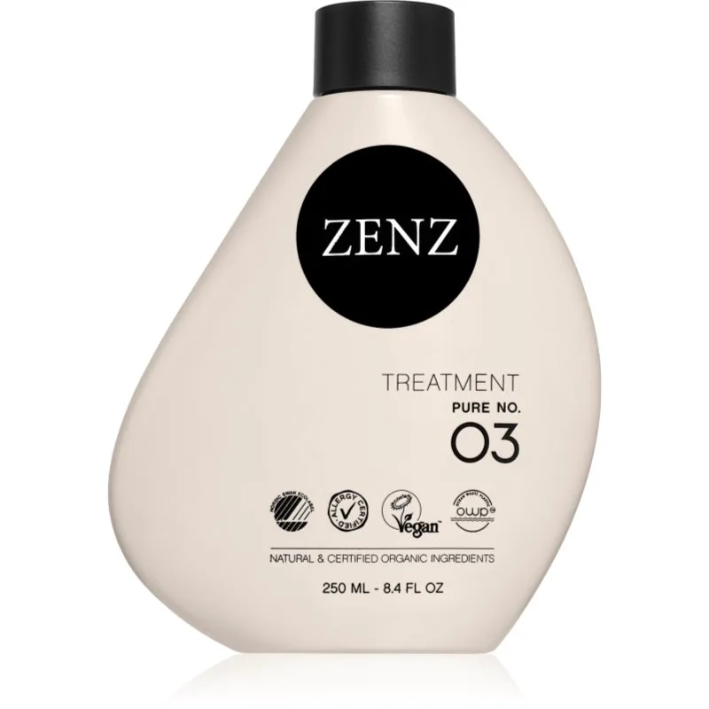 ZENZ Organic Pure No. 03 περιποιητική μάσκα για τα μαλλιά 250 ml