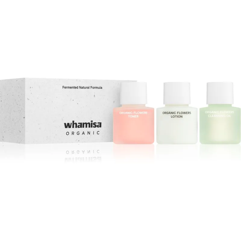 WHAMISA Organic Flowers Renewal Miniature Kit σετ δώρου για τέλεια επιδερμίδα