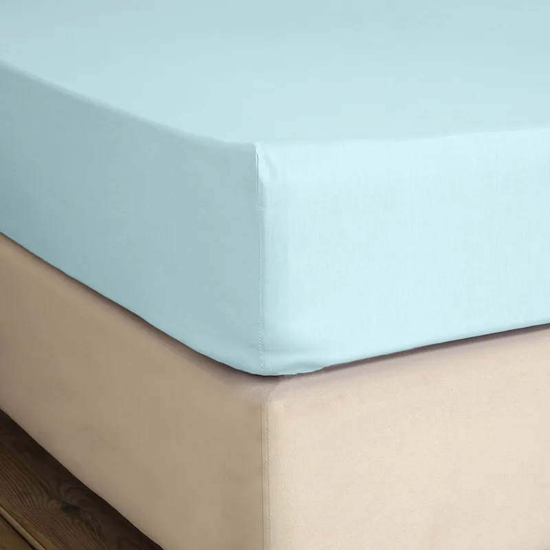 Σεντόνι Μεμονωμένο Ημίδιπλο 120X200+32 Nima Unicolors Light Aqua Με Λάστιχο (120x200+32)