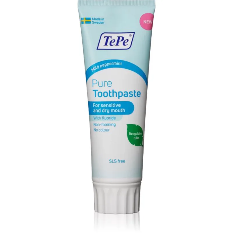TePe Pure οδοντόκρεμα μέντα 75 ml