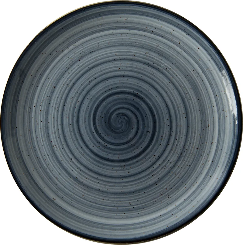 Porline Πιατέλα Στρογγυλή Πορσελάνης Blue 30cm