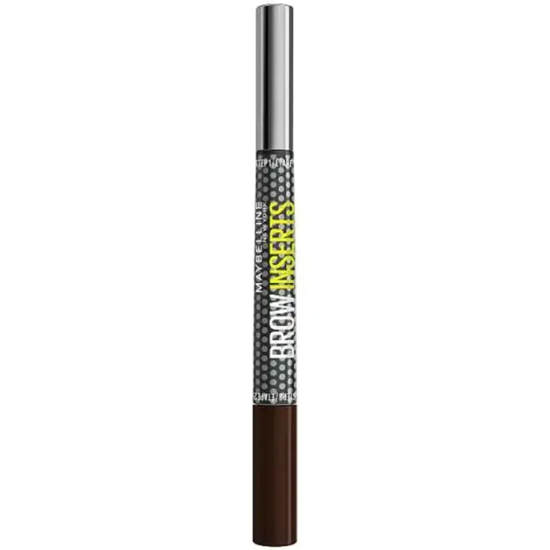 Maybelline Brow Inserts Pencil Multipling Tool Στυλό Φρυδιών που Δίνουν Πλούσιο Όγκο & Χρώμα σε Αραιά Σημεία σε Μόλις 30 Δευτερόλεπτα 1 Τεμάχιο - 06 Black Brown