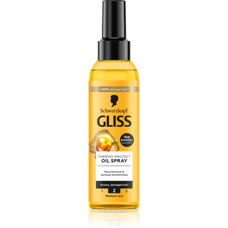 Schwarzkopf Gliss Oil Nutritive προστατευτικό λάδι για θερμική επεξεργασία μαλλιών 150 ml