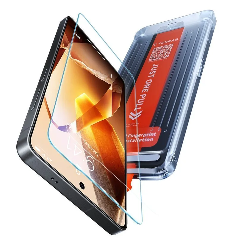 Torras Install Master GlassGo Full Cover Tempered Glass Samsung Galaxy S26 Ultra