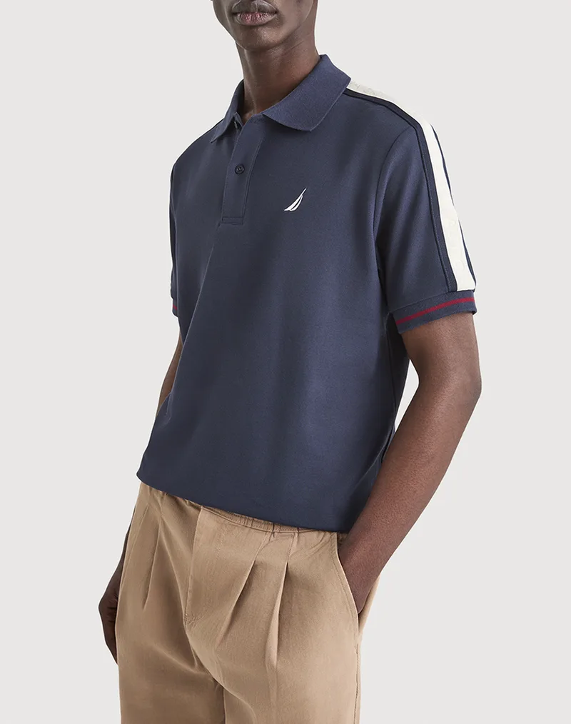 NAUTICA ΜΠΛΟΥΖΑ ΠΟΛΟ ΚΜ Thames Polo Shirt 3NCN1V04021-459 DarkBlue