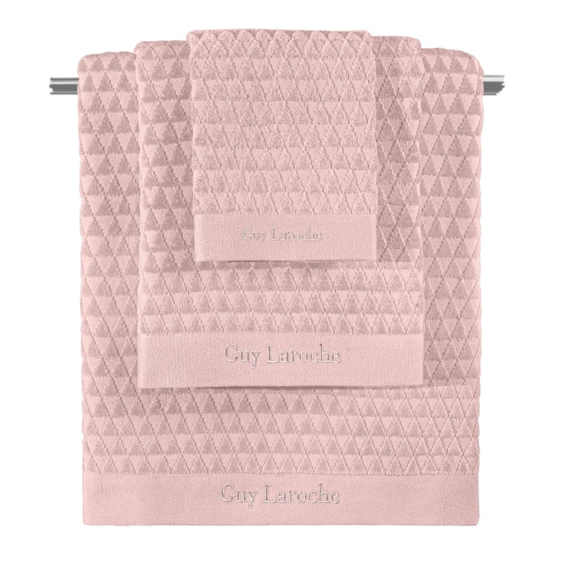 Πετσέτες Μπάνιου (Σετ 3τμχ) Guy Laroche Tokyo Dusty Ροζ 500gsm