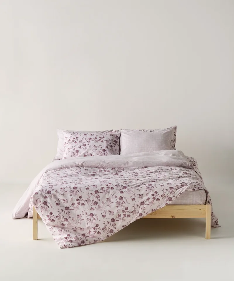 Κουβερλί Υπέρδιπλο Kentia Yuli 18 Old Rose- White 220x240
