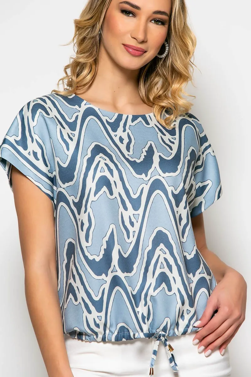 ΜΠΛΟΥΖΑ PLUS SIZE ΜΕ ΚΟΡΔΟΝΙ ΣΤΟ ΚΑΤΩ ΜΕΡΟΣ ΣΙΕΛ