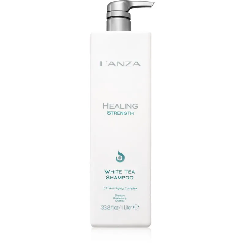 L'anza Healing Strength White Tea Shampoo σαμπουάν για απαλά και ισχνά μαλλιά με λευκό τσαϊ 1000 ml
