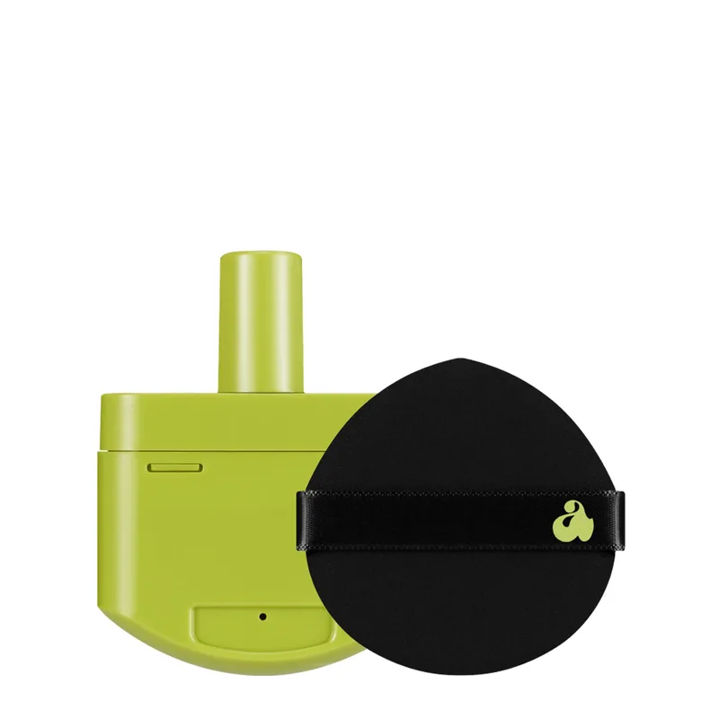 Unleashia Satin Wear Healthy-Green Cushion Ricarica + Spugna Fondotinta 46N Burnt Umber 15g