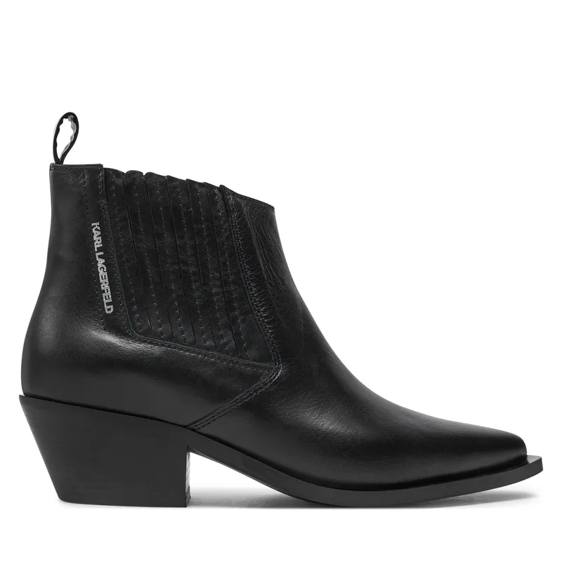 Μποτάκια KARL LAGERFELD KL33244 Μαύρο