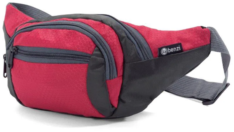 Τσαντάκι Μέσης Polyester 34x9x13εκ. benzi 5640 Red (Ύφασμα: Polyester, Χρώμα: Κόκκινο) - benzi - BZ5640-red