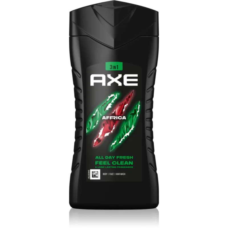 Axe Africa τζελ για ντους για πρόσωπο, σώμα και μαλλιά 250 ml