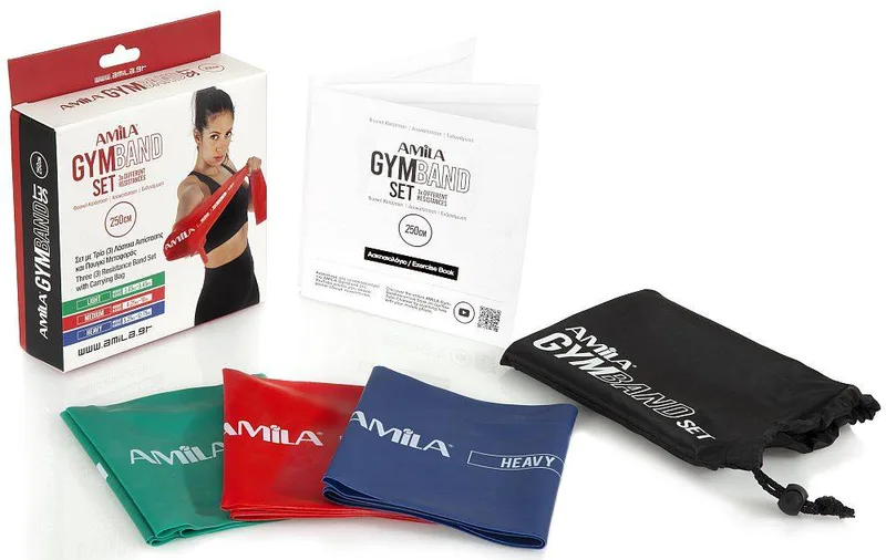 ΣΕΤ ΛΑΣΤΙΧΩΝ AMILA GYMBAND SET (2.5M)