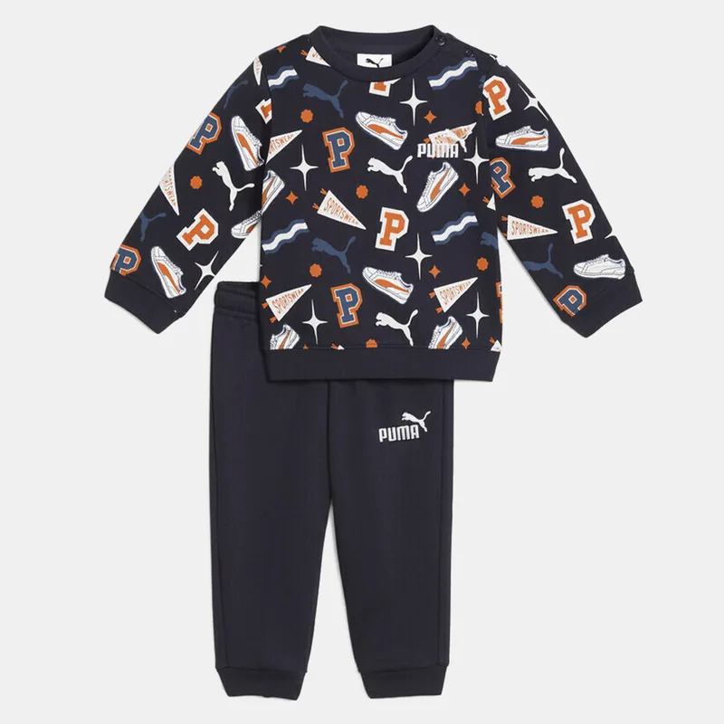 Puma Minicats All Over Print Βρεφικό Σετ Φόρμας (9000246425_2756)