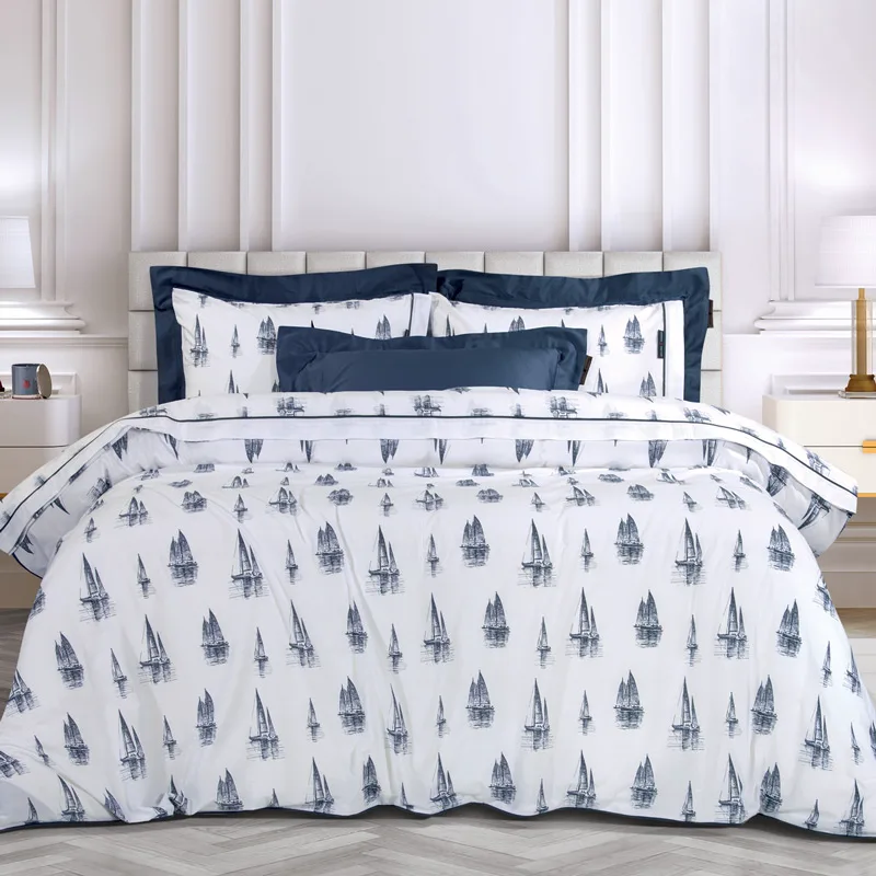 Σεντόνια Υπέρδιπλα Σετ Greenwich Polo Essential 2183 Blue 240x260