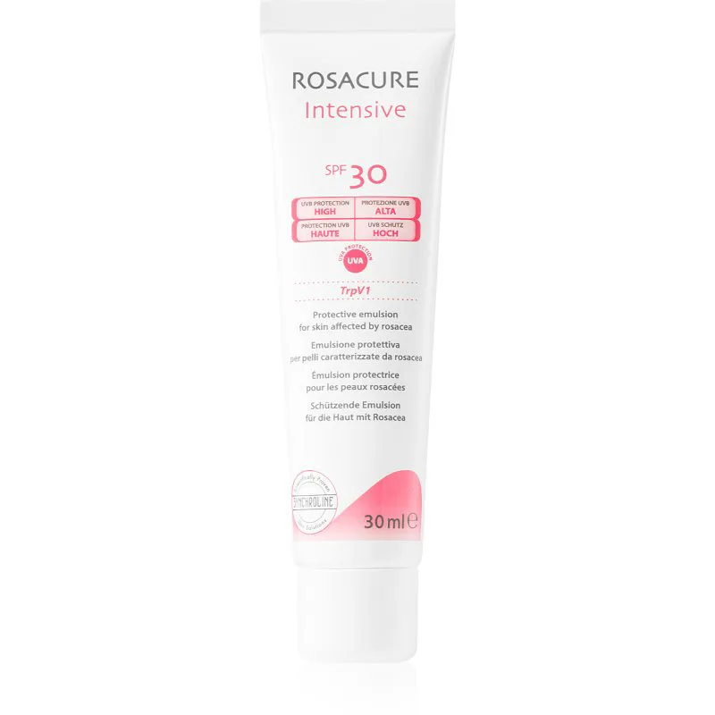 Synchroline Rosacure Intensive προστατευτικό γαλάκτωμα για ευαίσθητη επιδερμίδα με τάση για ερυθρότητα SPF 30 30 ml