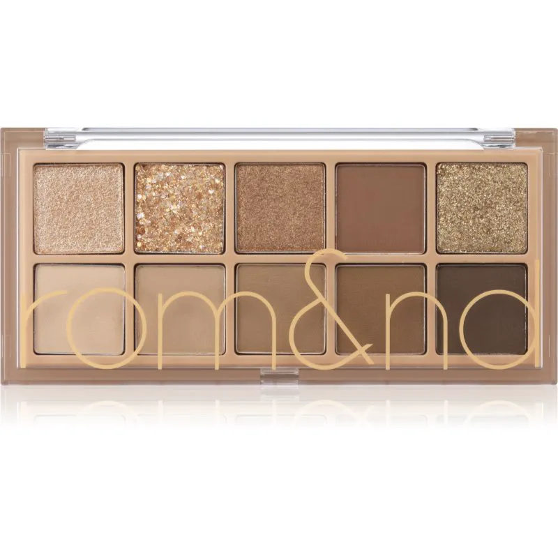 rom&nd Better Than Palette Παλέτα σκιών για τα μάτια για τέλεια εμφάνιση απόχρωση 02 Mahogany Garden 7.5 γρ