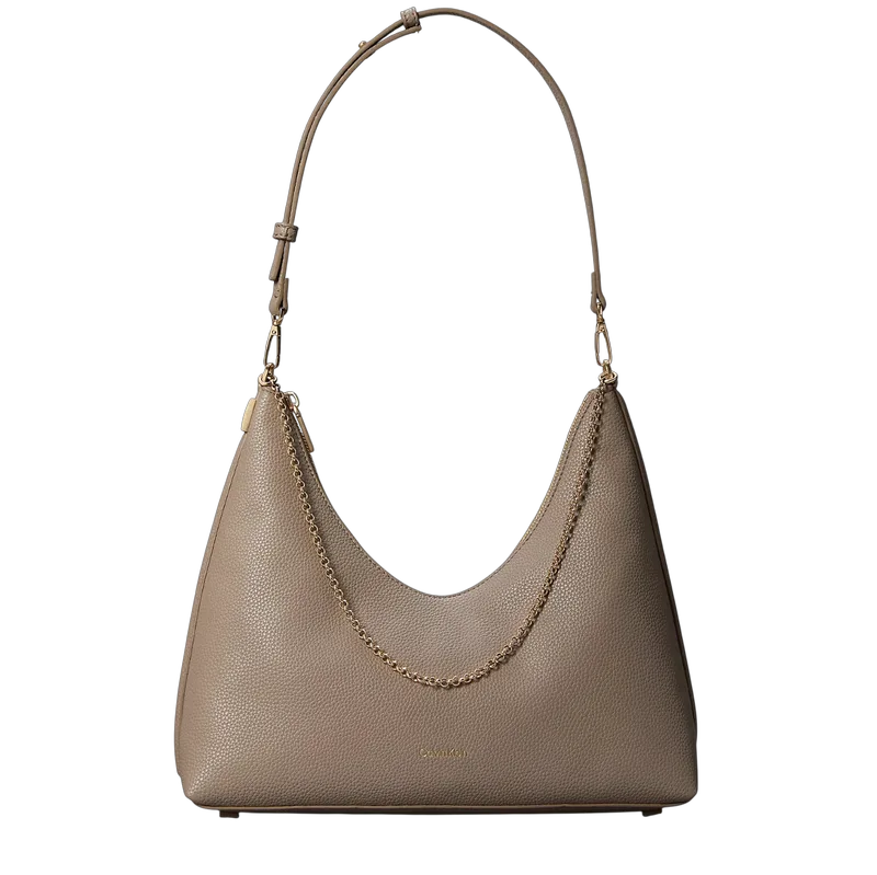 Γυναικεία Hobo Τσάντα Μπεζ Calvin Klein LV04F3495G-VFU