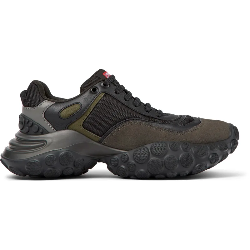 CAMPER Pelotas Mars - Sneakers Για Γυναικεία - Μαύρο,Γκρι,Πράσινο, Μέγεθος 39, Cotton fabric