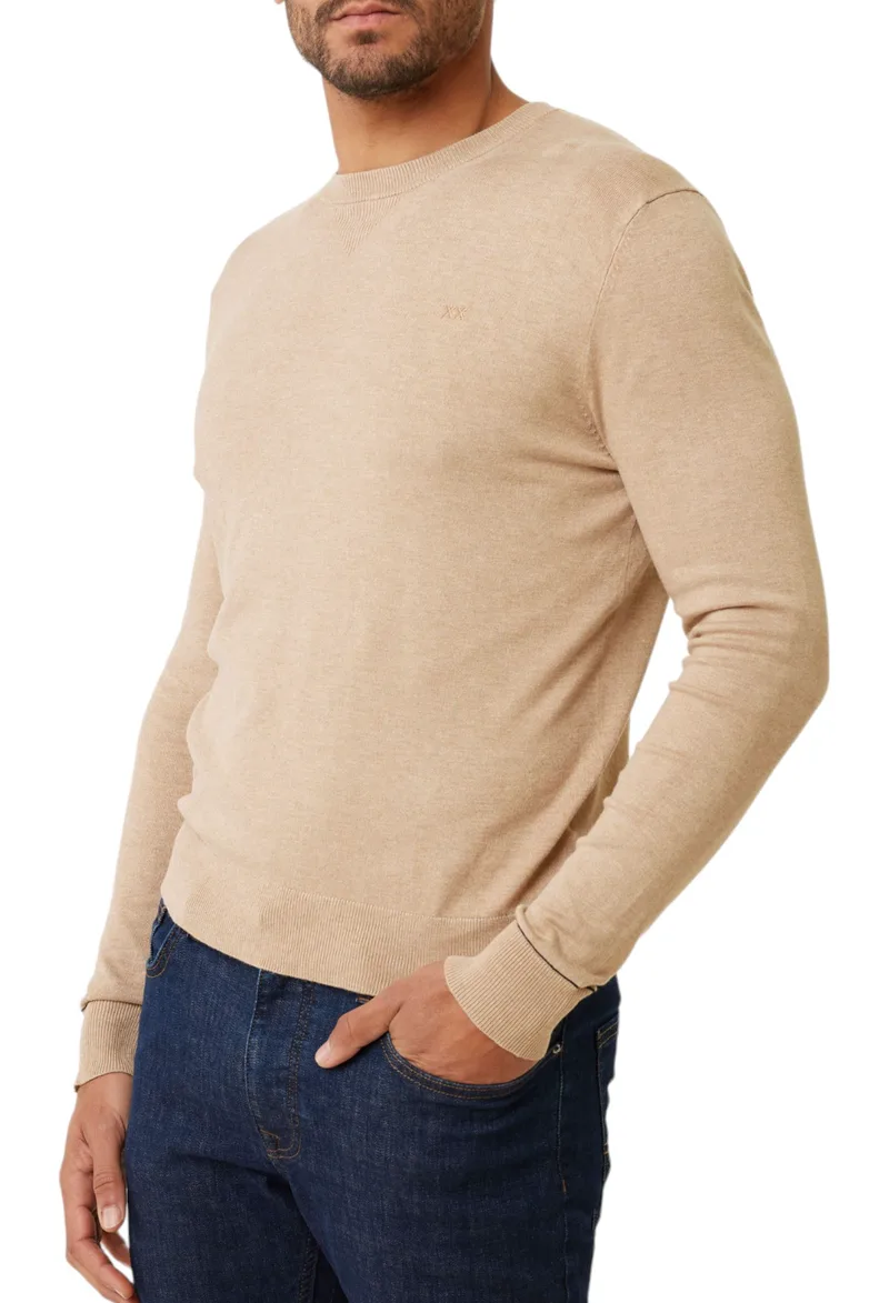 Πουλόβερ Mexx Brian Crew Neck AO0946026-02M-Sand Melee Ανδρικό