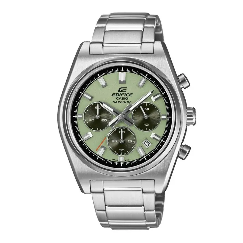 CASIO Edifice Chronograph Silver Stainless Steel Bracelet EFB-730D-3AVUEF