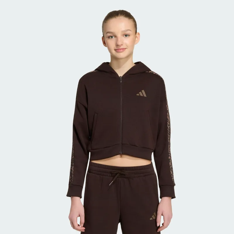 adidas sportswear K Seasonals Animal Full Zip Hoodie (9000280602_95101)