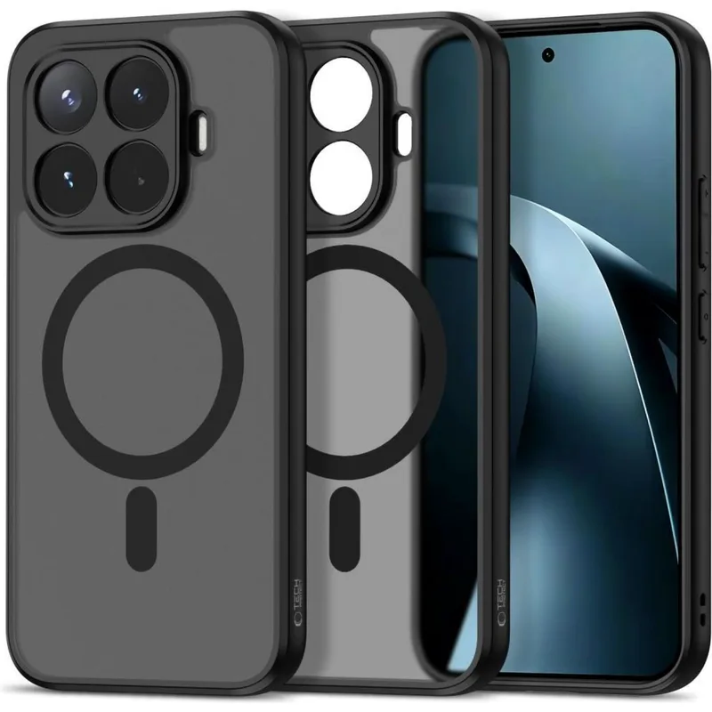 Θήκη Xiaomi 17T Pro Tech-Protect MagMat Σκληρή Ημιδιάφανη με MagSafe - Matte Black (5906302323487)