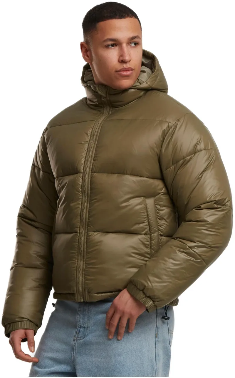 Shiny Puffer Jacket With Hood Urban Classics TB7585-03057 tiniolive