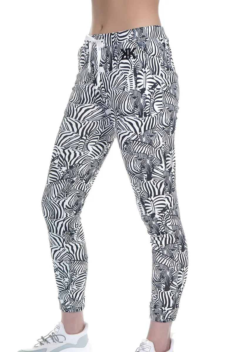 Κολάν Kendal + Kylie Zebra B&W Jogger KKW3711726-ZEBRA Γυναικείο