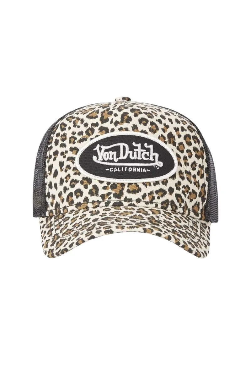 VON DUTCH Trucker Καπέλο VD/0/CAS2/LEO/BE - ANIMAL PRINT-VD/0/CAS2/LEO/BE-ANIMAL PRINT