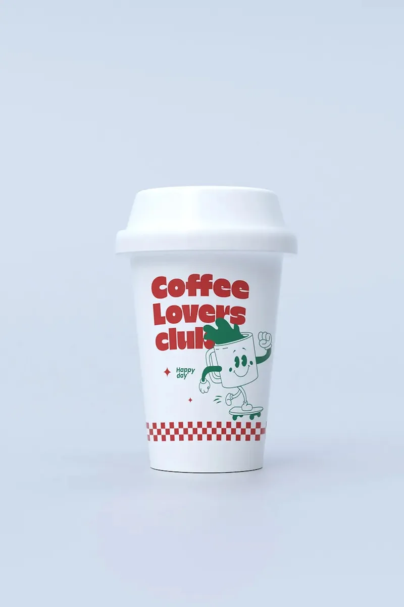 Διακοσμητικό βάζο Fluid Market Cup of Coffee
