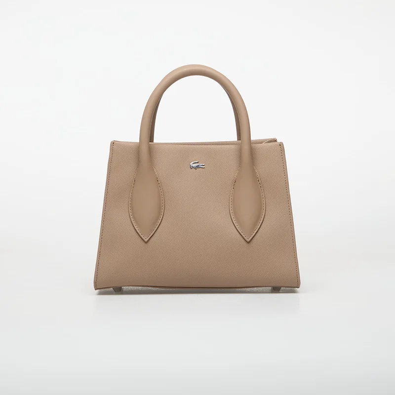 LACOSTE S Top Handle Bag Dark Taupe Universal